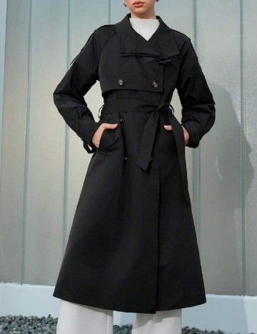 Trench SHEIN, negru