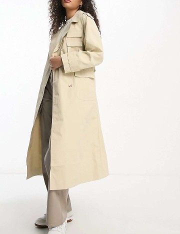 Trench ASOS, crem