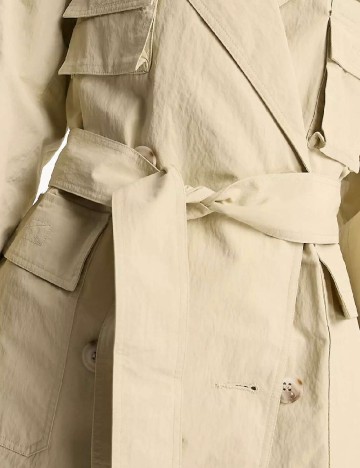 Trench ASOS, crem