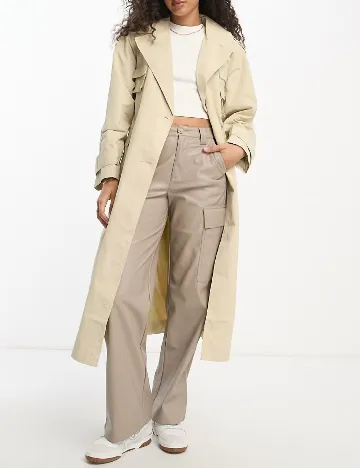 Trench ASOS, crem Crem