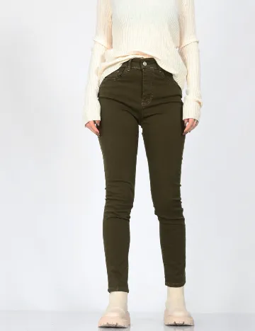 Pantaloni SHEIN, verde Verde