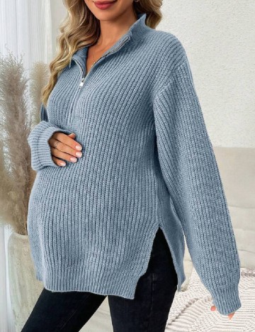 Pulover SHEIN Maternity, gri