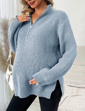 Pulover SHEIN Maternity, gri