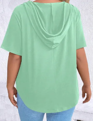 Tricou SHEIN CURVE, verde Verde