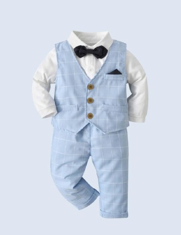 Costum Shein Kids, bleu