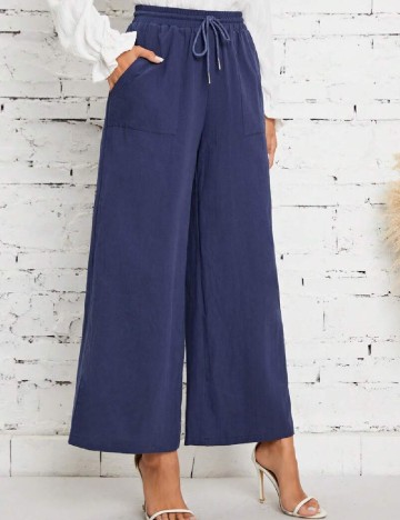 Pantaloni SHEIN, bleumarin