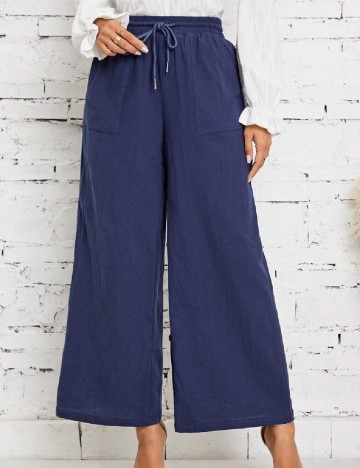 Pantaloni SHEIN, bleumarin