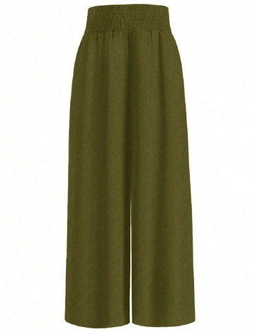 Pantaloni SHEIN CURVE, verde