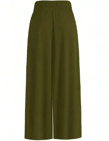 Pantaloni SHEIN CURVE, verde Verde