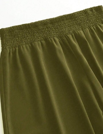 Pantaloni SHEIN CURVE, verde