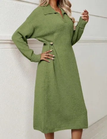 Rochie medie SHEIN, verde Verde