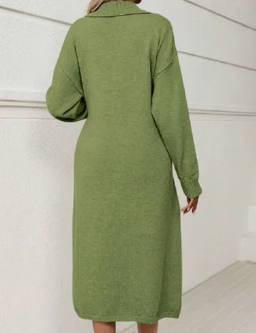 Rochie medie SHEIN, verde Verde