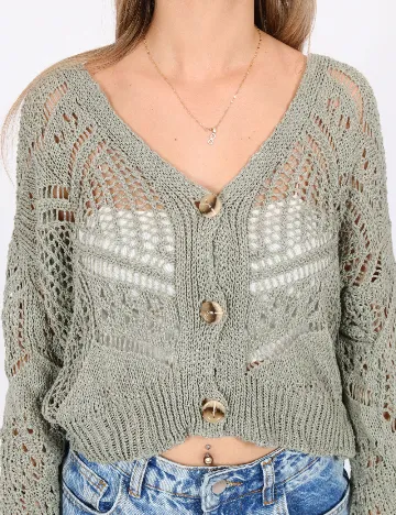 Cardigan SHEIN, verde Verde