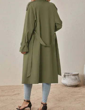 Trench SHEIN, verde Verde