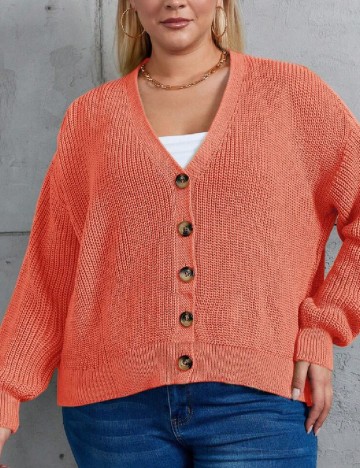 Cardigan SHEIN CURVE, somon