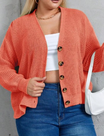 Cardigan SHEIN CURVE, somon