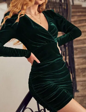Rochie scurta SHEIN, verde