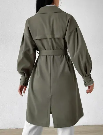 Trench SHEIN, verde Verde