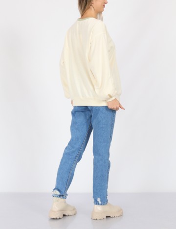 Bluza Oversize Dazy, crem