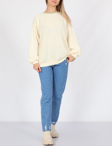 Bluza Oversize Dazy, crem