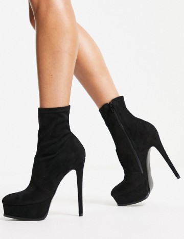 Botine ASOS, negru