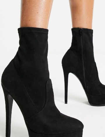 Botine ASOS, negru