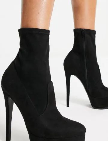 Botine ASOS, negru Negru