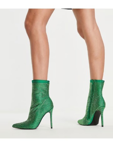 Botine ASOS, verde