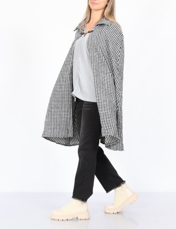 Poncho SHEIN, negru