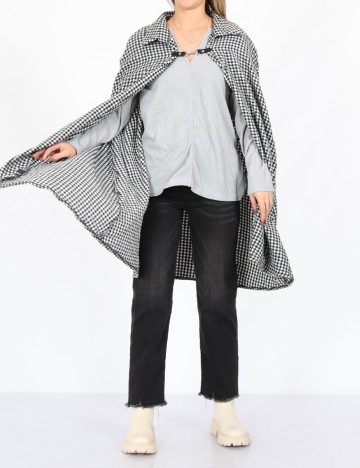 Poncho SHEIN, negru