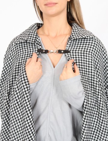 Poncho SHEIN, negru