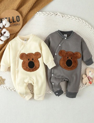 Set salopete Shein Kids, mix culori