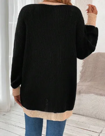 Cardigan SHEIN, negru Negru