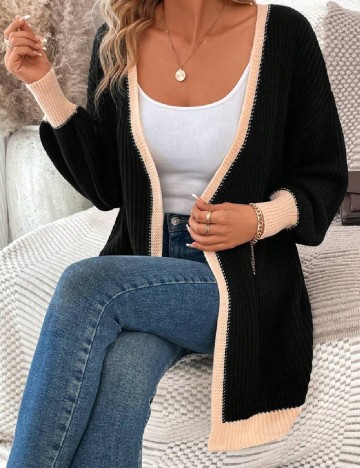 Cardigan SHEIN, negru