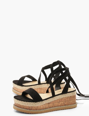 Sandale Boohoo, negru