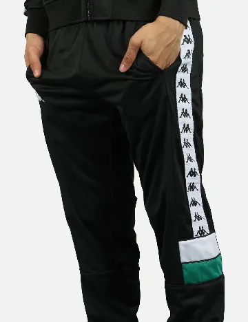 Pantaloni Kappa, negru Negru