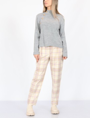 Pantaloni Monki, crem