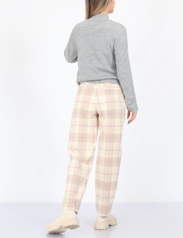 Pantaloni Monki, crem