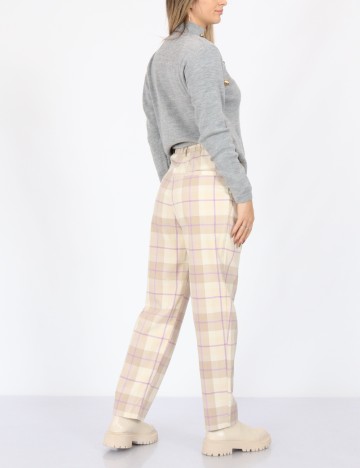 Pantaloni Monki, crem