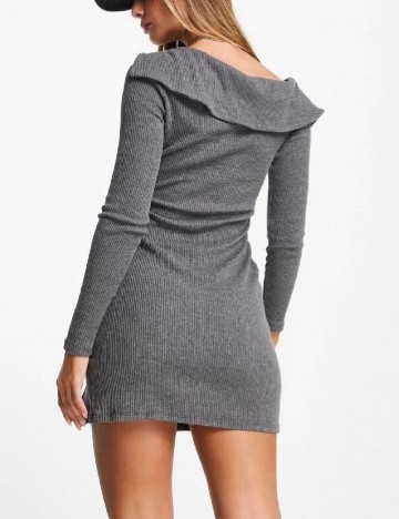 Rochie scurta ASOS, gri