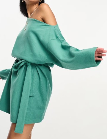 Rochie scurta ASOS, verde