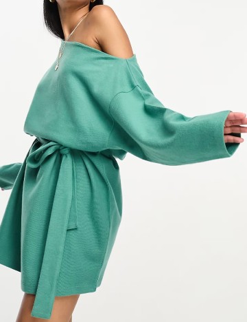 Rochie scurta ASOS, verde