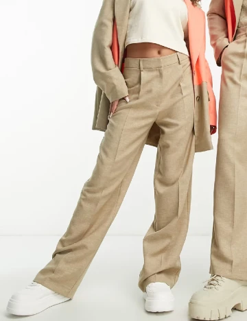 Pantaloni ASOS, bej Crem