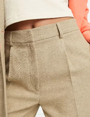 Pantaloni ASOS, bej Crem