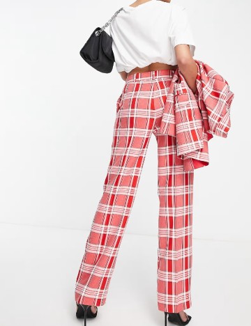 Pantaloni ASOS, rosu