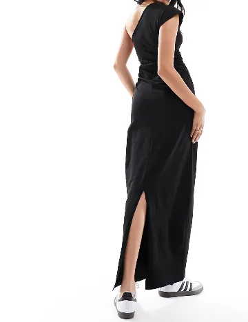 Rochie lunga ASOS, negru Negru