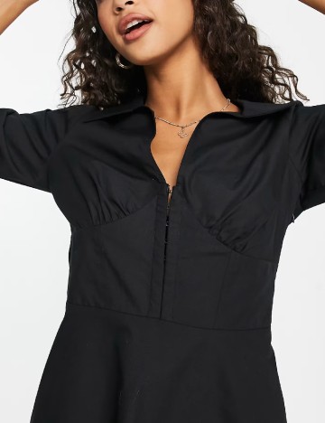 Rochie scurta Miss Selfridge, negru