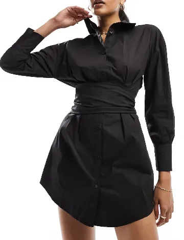 Rochie scurta Parisian, negru Negru