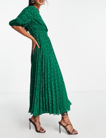 Rochie lunga ASOS, verde