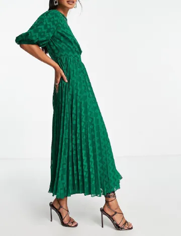 Rochie lunga ASOS, verde Verde